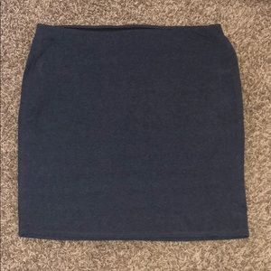 Grey pencil skirt